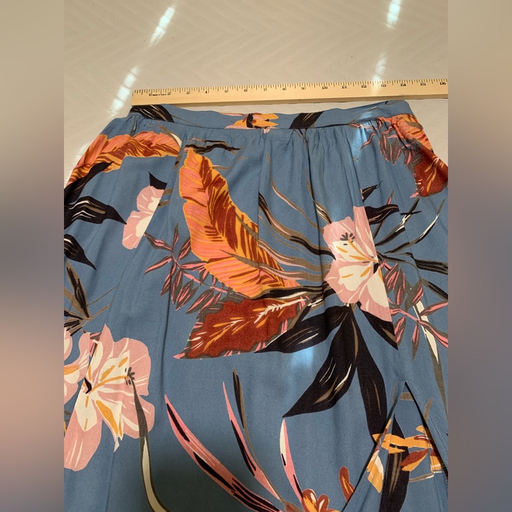 NWOT Patrons of Peace‎ Tropical Floral Maxi Skirt - Size M Boho Tropical Coastal - Picture 5 of 6